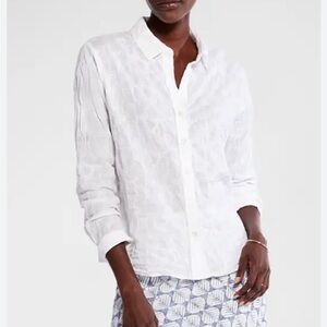 NIC+ZOE Embroidered Sky Shirt